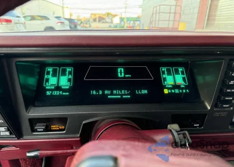 1989 Oldsmobile Toronado Trofeo z USA, uszkodzony, nr VIN 1G3EV11C3KU308524